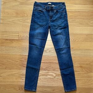 J. Crew Women's Skinny Jeans in Deep Blue